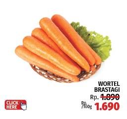 Promo Harga Wortel Berastagi per 100 gr - LotteMart