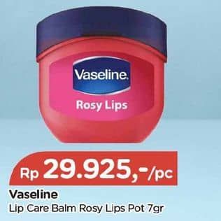 Promo Harga Vaseline Lip Therapy Rosy Lips 7 gr - TIP TOP