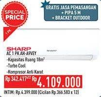 Promo Harga SHARP AH-A9VEY - AC 1PK  - Hypermart