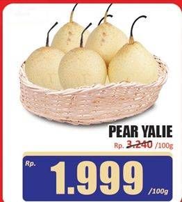 Promo Harga Pear Ya Lie per 100 gr - Hari Hari