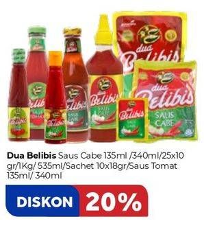 Promo Harga Dua Belibis Saus Cabe/Tomat  - Carrefour