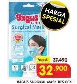 Promo Harga BAGUS Surgical Mask 10 pcs - Superindo