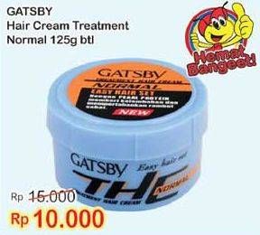 Promo Harga GATSBY Hair Treatment Cream Normal 125 gr - Indomaret