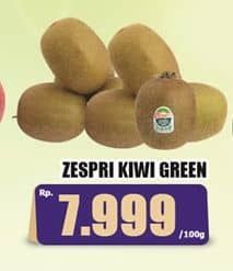 Promo Harga Kiwi Zespri Green per 100 gr - Hari Hari