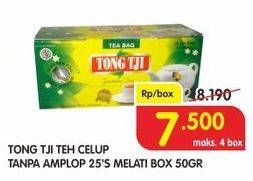 Promo Harga Teh Celup Tanpa Amplop & Melati Box  - Superindo