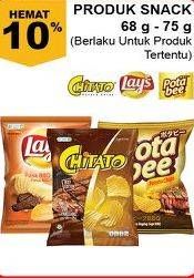 Promo Harga Chitato/Lays/Potabee Snack Potato Chips  - Giant