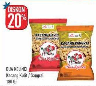 Promo Harga Dua Kelinci Kacang Garing Original, Sangrai 180 gr - Hypermart