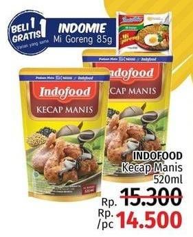 Promo Harga INDOFOOD Kecap Manis 520 ml - LotteMart