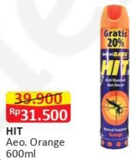 Promo Harga HIT Aerosol Orange 675 ml - Alfamart