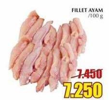 Promo Harga Ayam Fillet per 100 gr - Giant