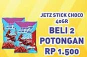 Promo Harga Jetz Stick Snack Chocofiesta 40 gr - Hypermart