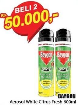 Promo Harga BAYGON Insektisida Spray Citrus Fresh 600 ml - Hari Hari