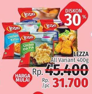 Promo Harga LEZZA Products All Variants 400 gr - LotteMart