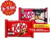 Promo Harga Kit Kat Chocolate 4 Fingers  - Alfamart