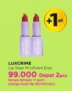 Promo Harga Luxcrime Ultra Lip Stain 100 gr - Watsons