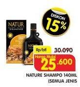 Promo Harga NATUR Shampoo All Variants 140 ml - Superindo