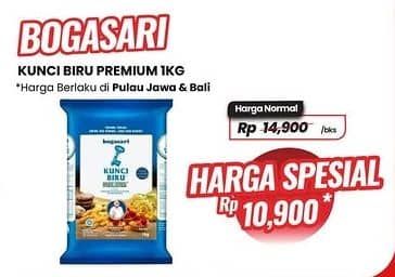 Promo Harga Bogasari Tepung Terigu Kunci Biru 1000 gr - Carrefour