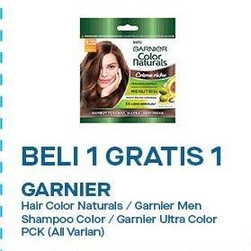 Promo Harga Garnier Colors Naturals/Garnier Men Shampoo Color/Garnier Ultra Color  - Indomaret