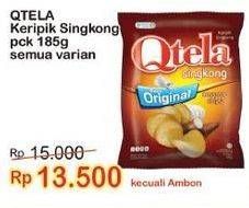 Promo Harga QTELA Keripik Singkong All Variants 185 gr - Indomaret