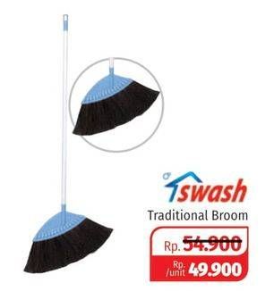 Promo Harga SWASH Traditional Broom  - Lotte Grosir