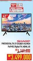 Promo Harga Sharp 2T-C42BD1i | LED TV 42"  - Hypermart