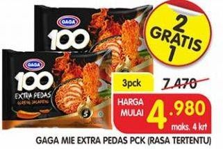 Promo Harga GAGA 100 Extra Pedas per 3 pcs - Superindo