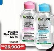 Promo Harga Garnier Micellar Water Pink, Blue 125 ml - Indomaret