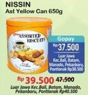 Promo Harga NISSIN Assorted Biscuits Yellow 650 gr - Alfamart