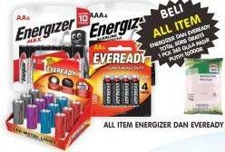 Promo Harga ENERGIZER/EVEREADY Battery  - Superindo