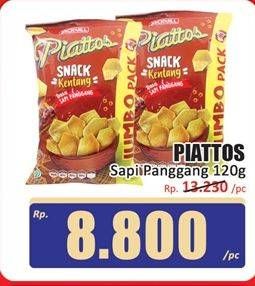 Promo Harga Piattos Snack Kentang Sapi Panggang 120 gr - Hari Hari