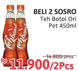 Promo Harga Sosro Teh Botol Original 450 ml - Alfamidi