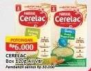 Promo Harga Nestle Cerelac Bubur Bayi All Variants 120 gr - Alfamart