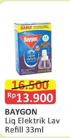 Promo Harga BAYGON Liquid Electric Refill 33 ml - Alfamart
