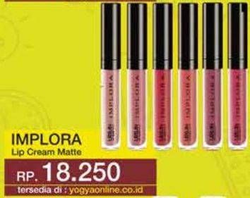 Promo Harga Implora Lip Cream Matte  - Yogya