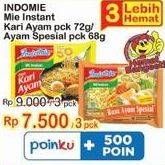 Promo Harga Indomie Mi Kuah Kari Ayam, Ayam Spesial 70 gr - Indomaret