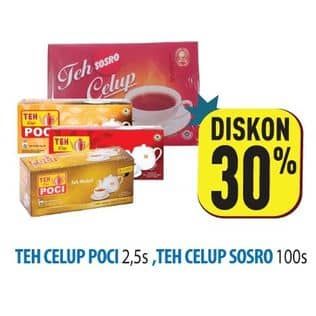 Promo Harga Poci/Sosro Teh Celup  - Hypermart