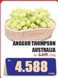 Promo Harga Anggur Thompson Australia per 100 gr - Hari Hari
