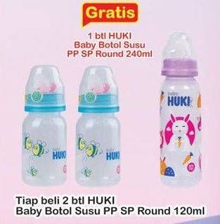 Promo Harga HUKI Bottle PP SP per 2 pcs 120 ml - Indomaret