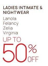 Promo Harga Lanola/felancy/Zelia/Virginia Ladies Intimate & Nighware  - Carrefour