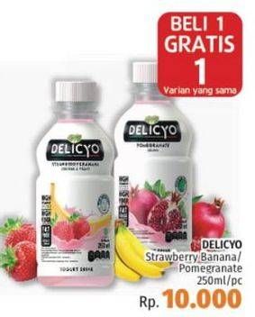 Promo Harga PROSANA Delicyo Strawberry Banana, Pomegranate 250 ml - LotteMart