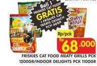 Promo Harga FRISKIES Makanan Kucing Meaty Grills, Indoor Delights 1200 gr - Superindo