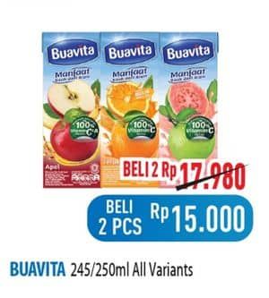 Promo Harga Buavita Fresh Juice All Variants 245 ml - Hypermart