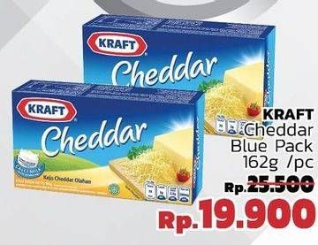 Promo Harga Kraft Cheese Cheddar 165 gr - LotteMart