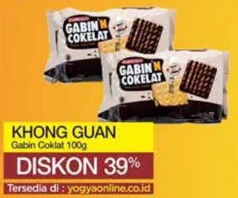 Promo Harga NISSIN Biskuit Gabin Chocolate 100 gr - Yogya