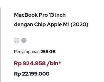 Promo Harga APPLE Macbook Pro 13  - iBox