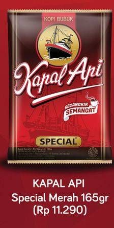 Promo Harga Kapal Api Kopi Bubuk Special 165 gr - Hypermart