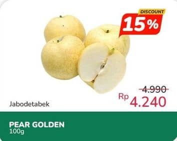 Promo Harga Pear Golden per 100 gr - Indomaret