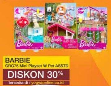 Promo Harga BARBIE Mini Barbie Paper House Doll  - Yogya