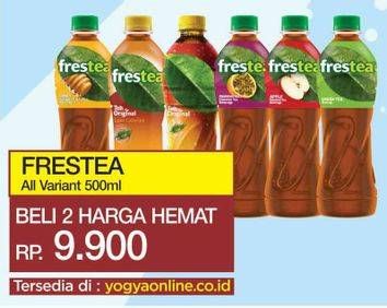 Promo Harga FRESTEA Minuman Teh All Variants per 2 botol 500 ml - Yogya