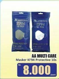Promo Harga MULTI CARE Masker KF94 Protective 10 pcs - Hari Hari